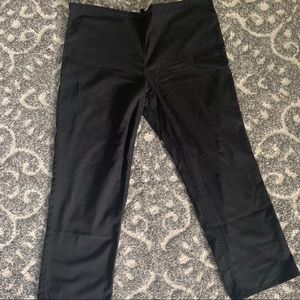 Black scrub pants